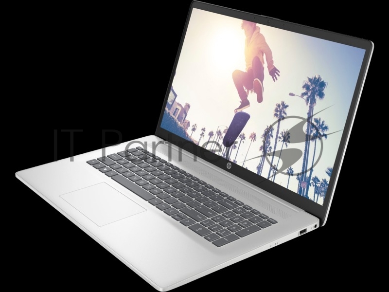 Ноутбук HP 17-cn4014ci, серебристый, A1AF8EA Core 3 100U 8Gb SSD512Gb Intel UHD Graphics 17.3 IPS FHD (1920x1080) Free DOS silver WiFi BT Cam (A1AF8EA)