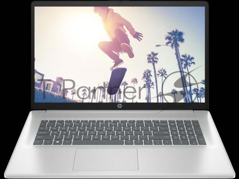 Ноутбук HP 17-cn4014ci, серебристый, A1AF8EA Core 3 100U 8Gb SSD512Gb Intel UHD Graphics 17.3 IPS FHD (1920x1080) Free DOS silver WiFi BT Cam (A1AF8EA)