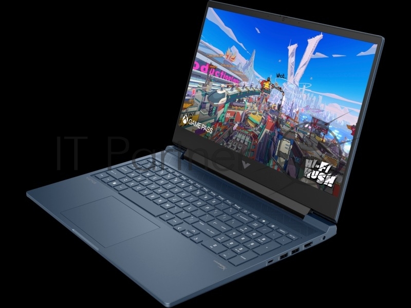 Ноутбук HP Victus A74LYEA, синий, Core i5 14450HX 16Gb SSD1Tb NVIDIA GeForce RTX4060 8Gb 16.1 IPS FHD (1920x1080) Free DOS WiFi BT Cam