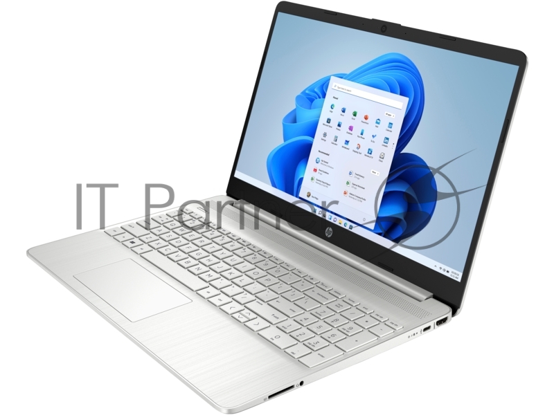 Ноутбук HP 15S-FQ5340TU 15.6 FHD/Intel I3-1215U/8Gb/256Gb/Intel UHD Graphics/Windows 11 Home/1.69 kg Natural Silver