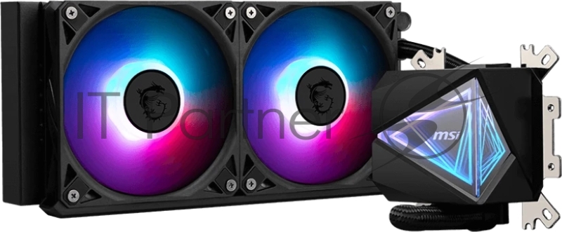 Жидкостная система охлаждения MSI MAG CORELIQUID I240 2x ARGB Gen2 Fan, ARGB Gen2 Block, Color Box