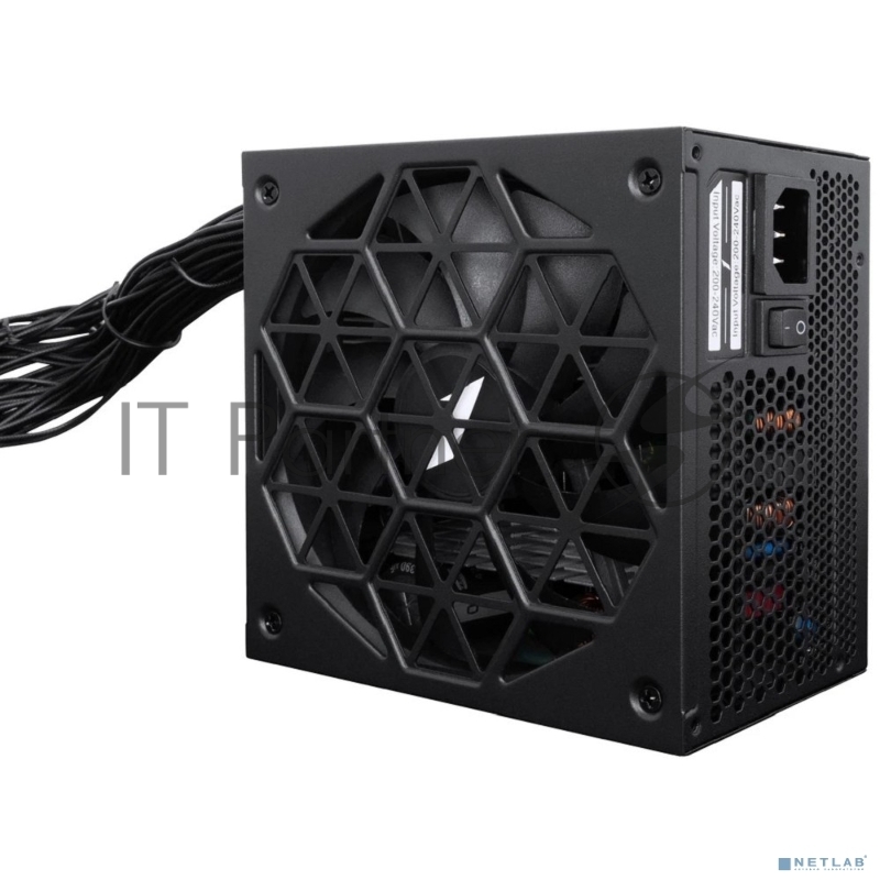 Блок питания 650W 1STPLAYER ACK HA-650AC1 черный ATX 2.4, APFC, 80 PLUS Standard, Double Forward, 140mm fan, non-modular