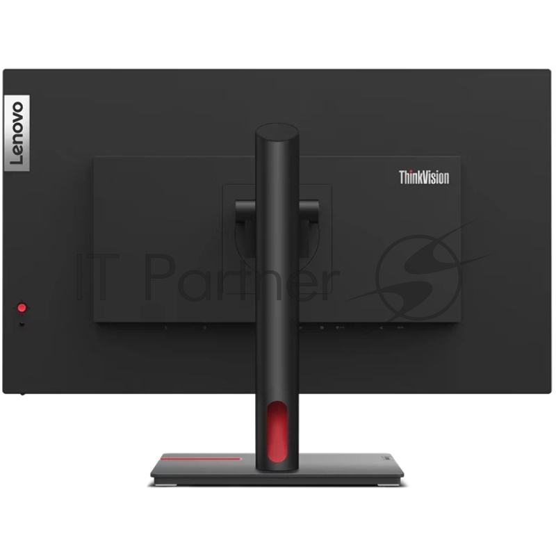 Монитор Lenovo 27 T27p-30, 16:9, IPS, 3840x2160, 4ms, 350cd, 60Hz, 1xHDMI, 1xDP, USB-C, 4xUSB, LAN, HAS, черный/красный