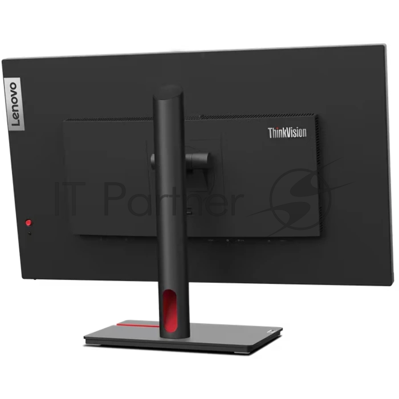 Монитор Lenovo 27 T27p-30, 16:9, IPS, 3840x2160, 4ms, 350cd, 60Hz, 1xHDMI, 1xDP, USB-C, 4xUSB, LAN, HAS, черный/красный
