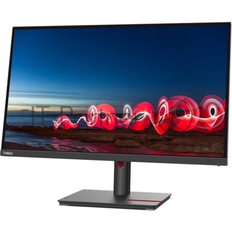 Монитор Lenovo 27 T27h-30, 16:9, IPS, 2560x1440, 4ms, 350cd, 60Hz, 1xHDMI, 1xDP, USB-C, 4xUSB, LAN, HAS, черный/красный