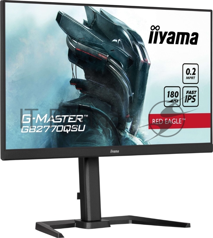 Монитор Iiyama 27 G-Master GB2770QSU-B6, черный, IPS LED 0.2ms 16:9 HDMI M/M матовая HAS Piv 1200:1 400cd 178гр/178гр 2560x1440 180Hz DP 2K USB 5.7кг