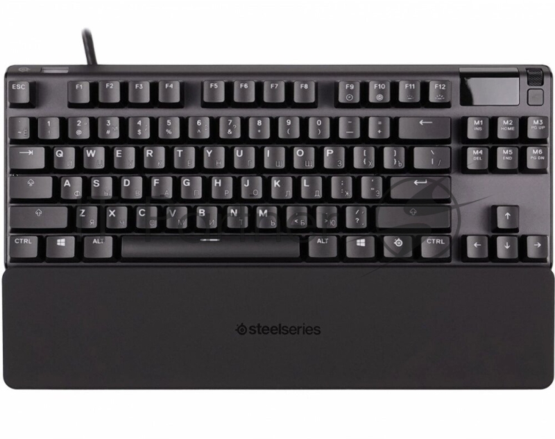 Клавиатура Steelseries Apex Pro TKL (2023) механическая черный USB for gamer LED (подставка для запястий) (64856)