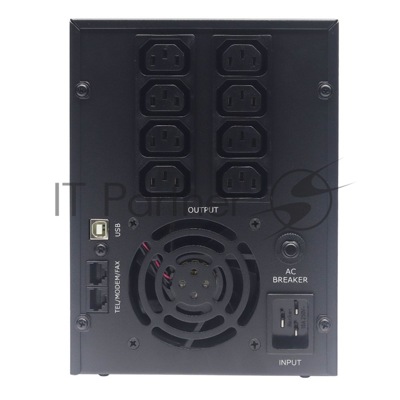 Источник бесперебойного питания (ИБП) Raskat HIL-3000VA (3000VA, 1800Вт, 8xIEC320, LCD, USB type-B, 2xRJ-45)