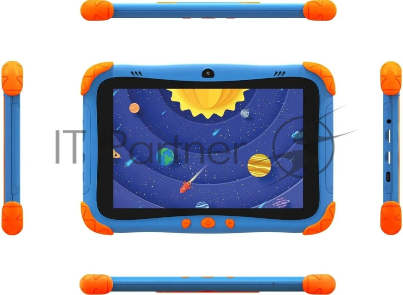 Планшет Digma Kids A8 SC9863A (1.6) 8C RAM2Gb ROM32Gb 8 IPS 1280x800 4G 1Sim Android 11.0 Go синий 2Mpix 0.3Mpix BT WiFi microSD 512Gb 3000mAh