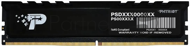 Модуль памяти Patriot SL Premium DDR5 DIMM 16GB 4800MHz CL40 1*16GB 40-40-40-77 1.1V with HS
