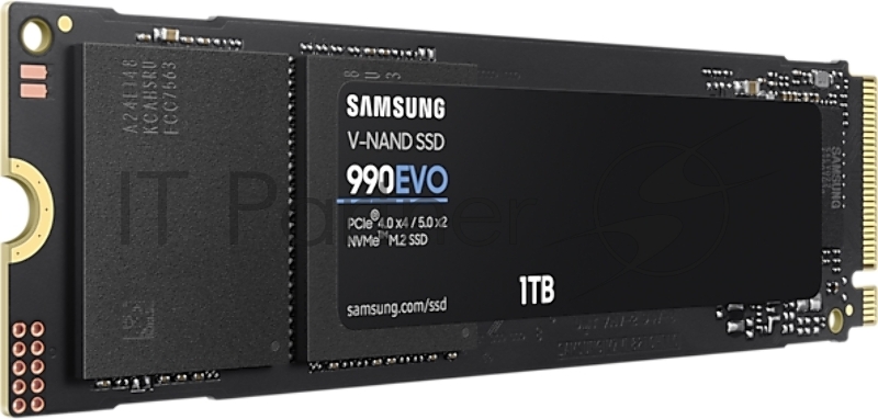 Накопитель SSD Samsung 1TB 990 EVO M.2 MZ-V9E1T0BW NVMe 2.0, PCIe 4.0 x4, V-NAND TLC