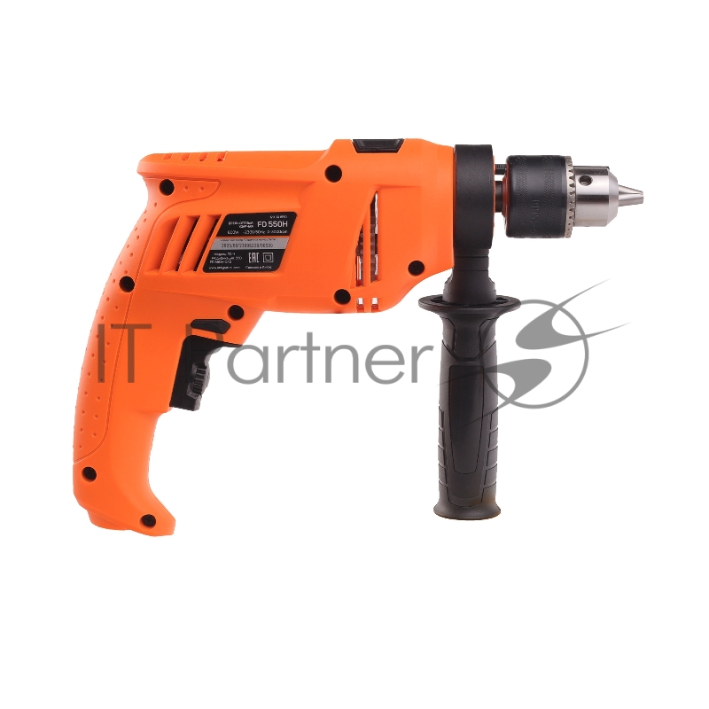 Дрель электрическая ударная PATRIOT FD 550H, 600Вт, 3000об/мин, 44800уд/мин, макс.диаметр сверления 13мм
