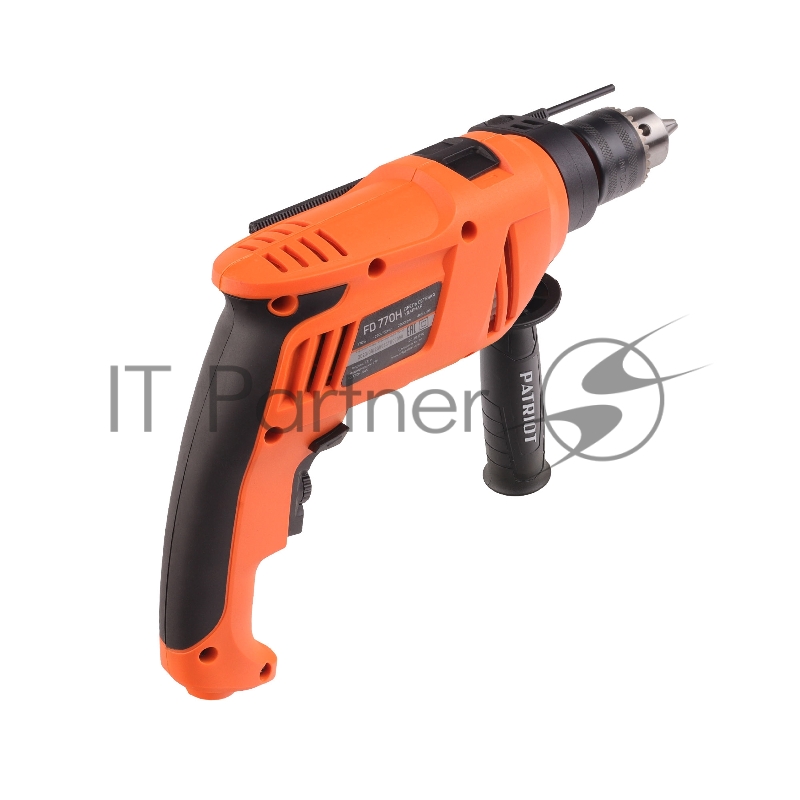 Дрель электрическая ударная PATRIOT FD 770H, 770Вт, 2800об/мин, 44800уд/мин, макс. диаметр сверления 13мм