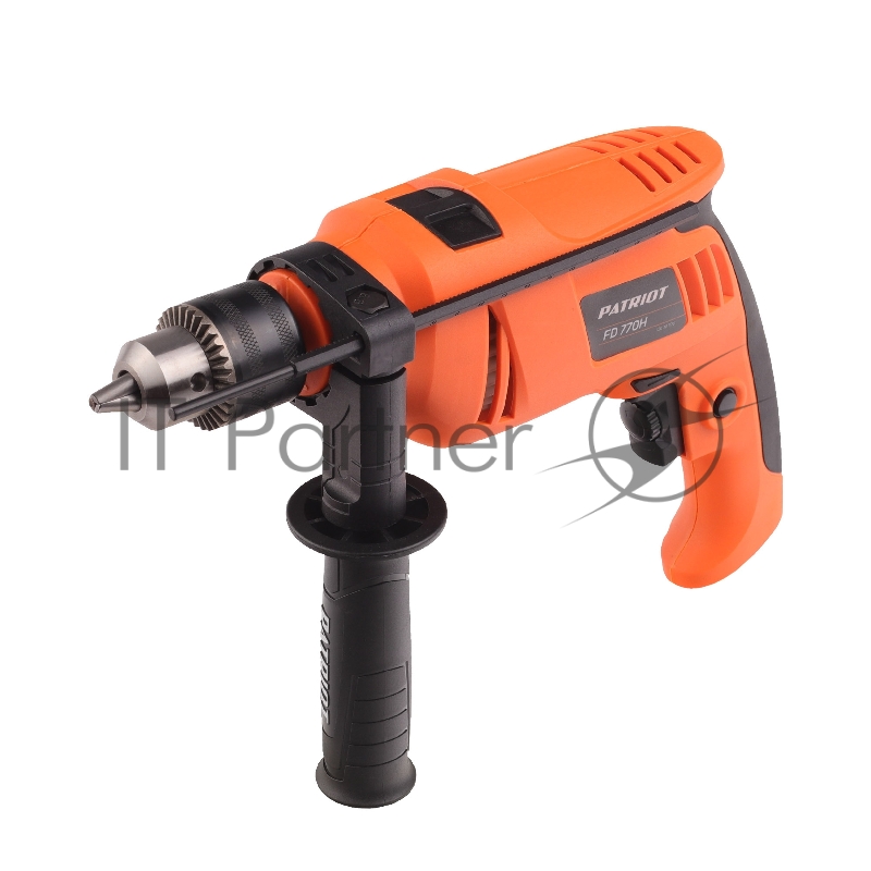 Дрель электрическая ударная PATRIOT FD 770H, 770Вт, 2800об/мин, 44800уд/мин, макс. диаметр сверления 13мм