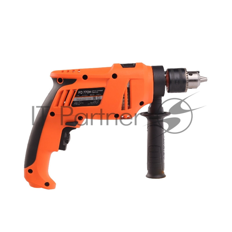 Дрель электрическая ударная PATRIOT FD 770H, 770Вт, 2800об/мин, 44800уд/мин, макс. диаметр сверления 13мм