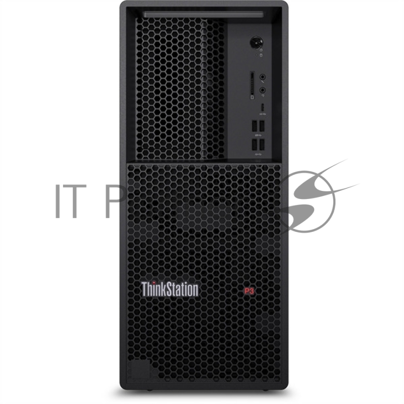 Рабочая станция Lenovo ThinkStation P3 Tower i7-14700, 32GB (1x32) DDR5, 1TB SSD M.2, NVIDIA RTX A2000 12GB, WiFi6E, BT, 500W, USB KB&Mouse, Win 11 Pro, 1Y