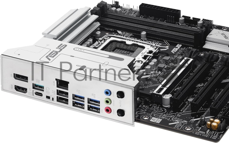 Материнская плата ASUS PRIME Z890M-PLUS WIFI, LGA1851, Z890, 4*DDR5, 6*SATA, 3*M.2, 5*USB 3.2, 4*USB 2.0, Type-C, 3*PCIx16, HDMI+DP, mATX