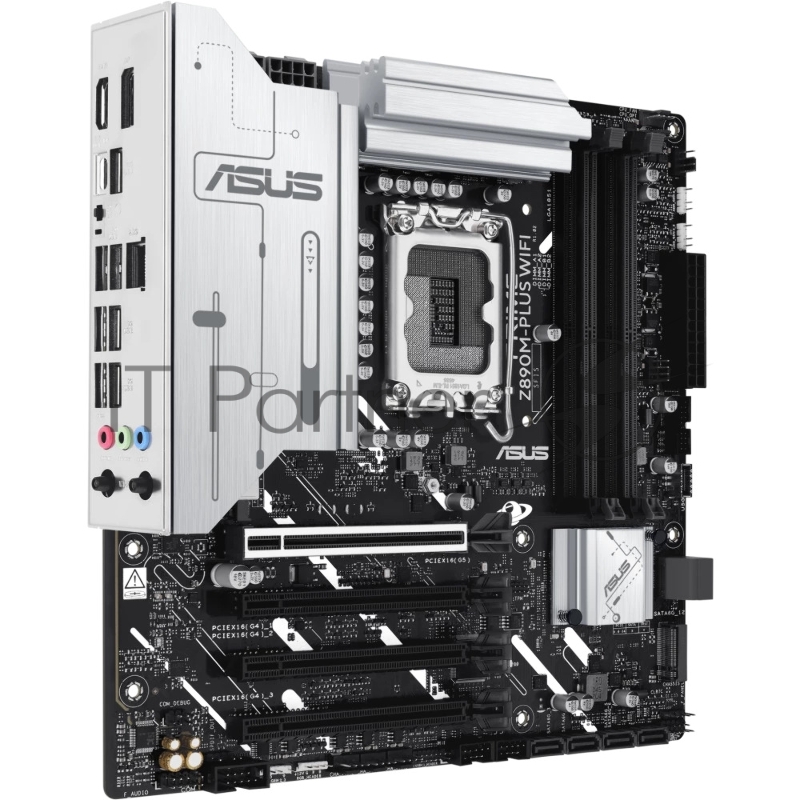 Материнская плата ASUS PRIME Z890M-PLUS WIFI, LGA1851, Z890, 4*DDR5, 6*SATA, 3*M.2, 5*USB 3.2, 4*USB 2.0, Type-C, 3*PCIx16, HDMI+DP, mATX