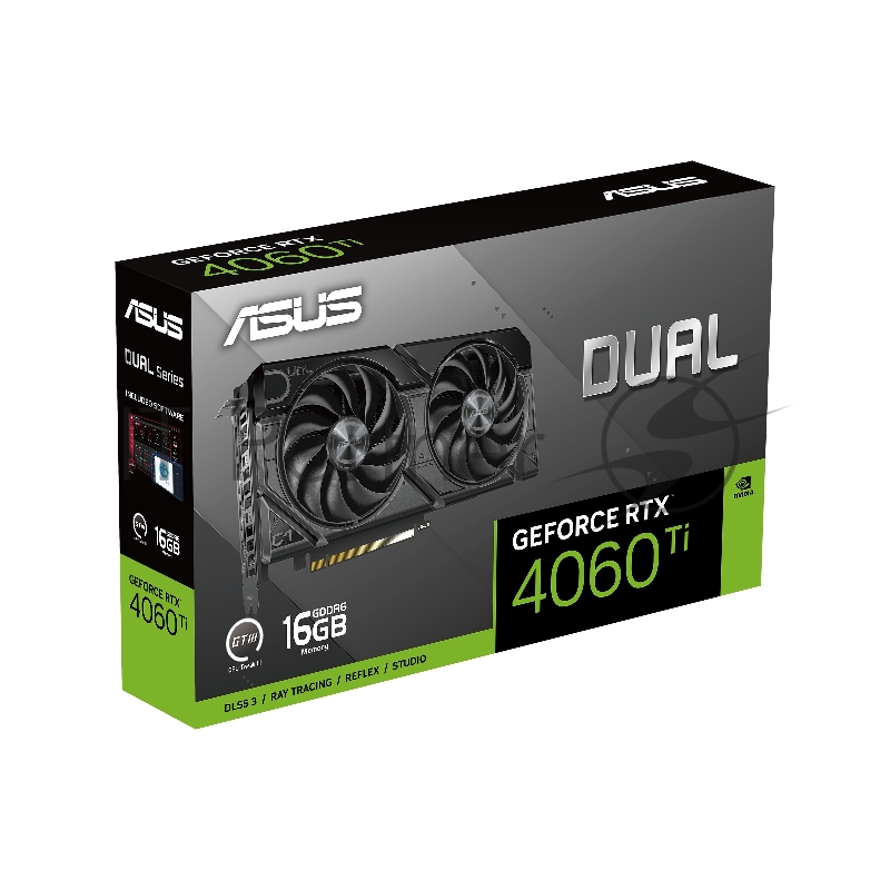 Видеокарта/ VGA ASUS NVIDIA GeForce DUAL-RTX4060TI-16G-EVO 90YV0JHA-M0NA00