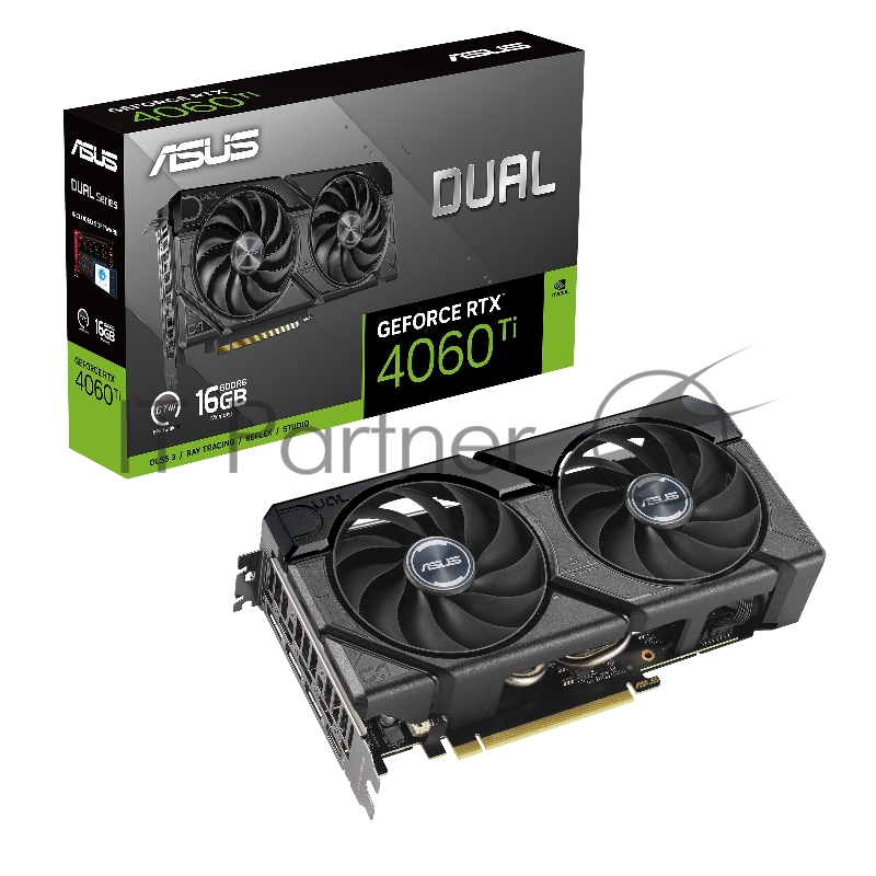 Видеокарта/ VGA ASUS NVIDIA GeForce DUAL-RTX4060TI-16G-EVO 90YV0JHA-M0NA00