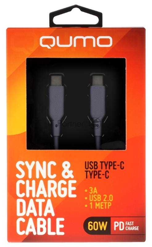 Кабель Type-C to Type-C, silica gel, 1m, 3A, 60W, PD (gray)