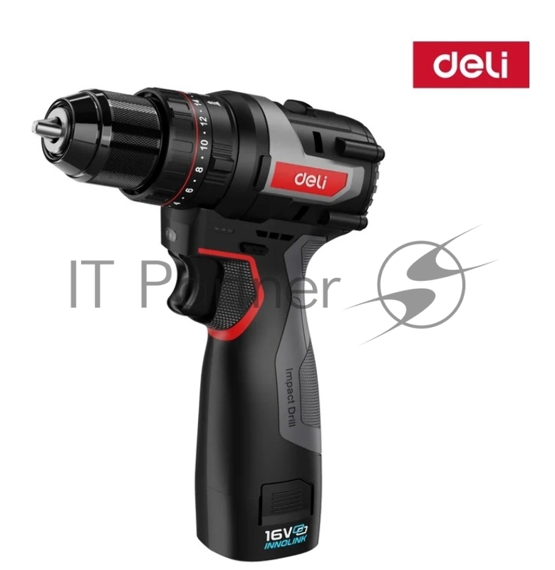 Дрель-шуруповерт аккумуляторная Deli DC120 (2 АКБ*2Ач+ЗУ, 20В, 45Нм, сумка)