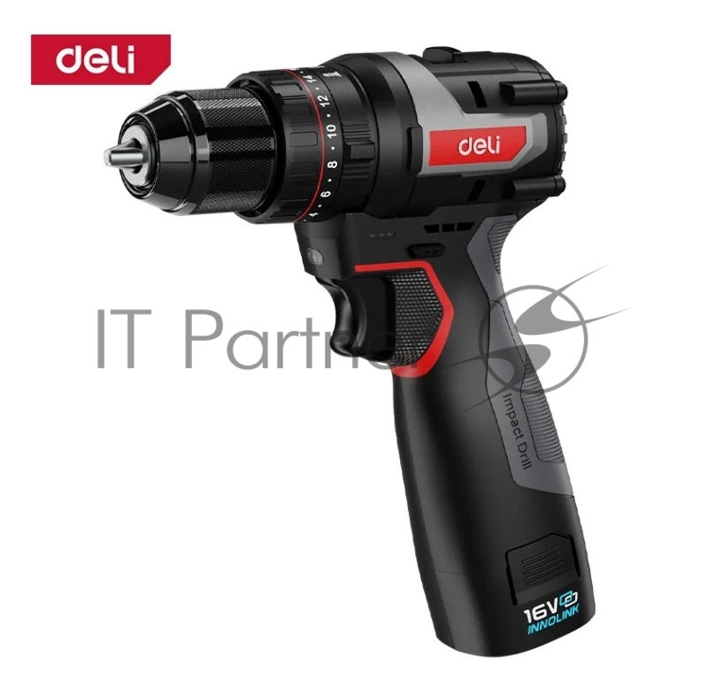 Дрель-шуруповерт аккумуляторная Deli DC120 (2 АКБ*2Ач+ЗУ, 20В, 45Нм, сумка)