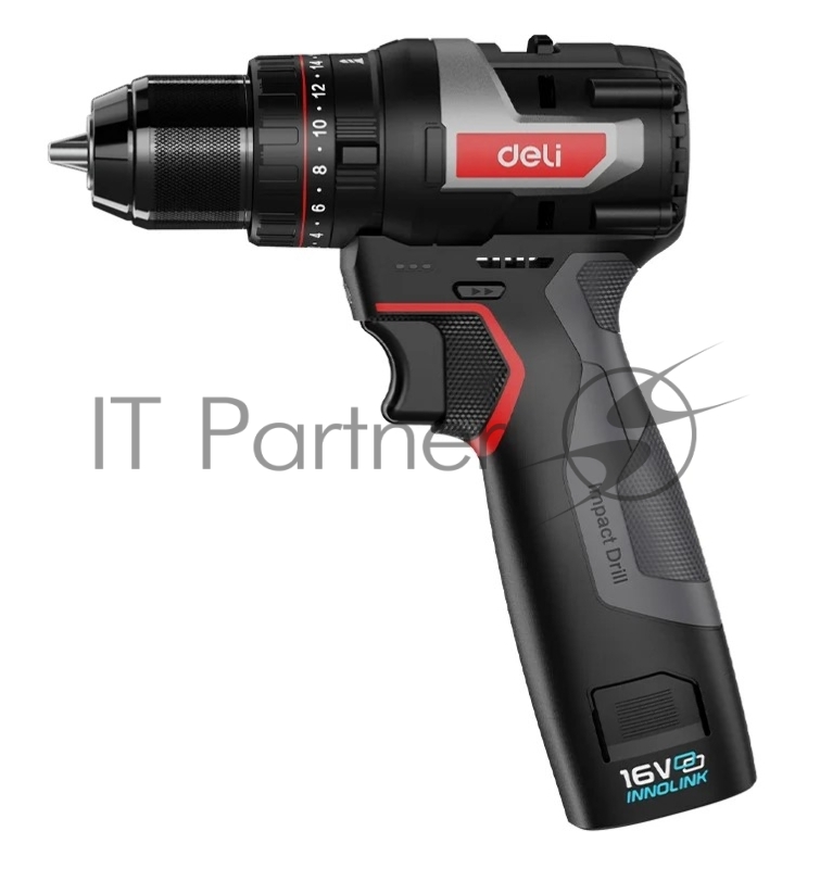 Дрель-шуруповерт аккумуляторная Deli DC120 (2 АКБ*2Ач+ЗУ, 20В, 45Нм, сумка)