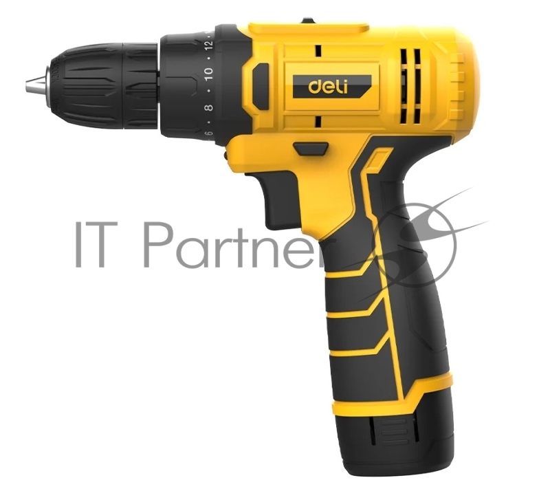 Дрель-шуруповерт аккумуляторная Deli DL-DZ12-5A2 (1 АКБ*2Ач+ЗУ, 12В, 30Нм, кейс)