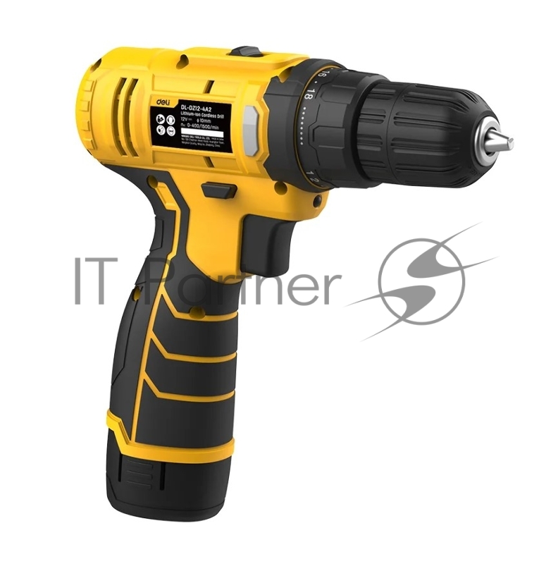 Дрель-шуруповерт аккумуляторная Deli DL-DZ12-4A2 (1 АКБ*2Ач+ЗУ, 12В, 30Нм, коробка)