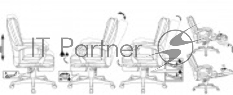 Кресло руководителя Бюрократ CH-824MSG-BF слоновая кость эко.кожа/ткань пластик