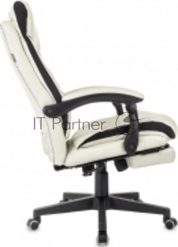 Кресло руководителя Бюрократ CH-824MSG-BF слоновая кость эко.кожа/ткань пластик