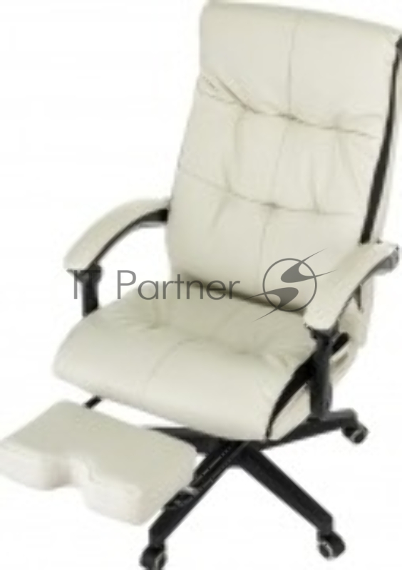 Кресло руководителя Бюрократ CH-824MSG-BF слоновая кость эко.кожа/ткань пластик
