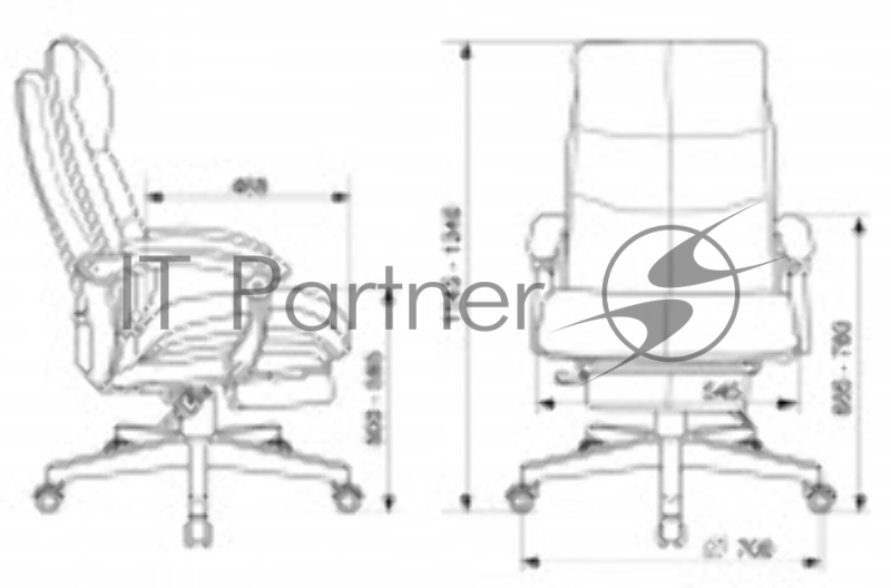 Кресло руководителя Бюрократ CH-824MSG-BF слоновая кость эко.кожа/ткань пластик