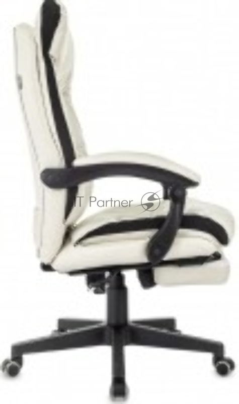 Кресло руководителя Бюрократ CH-824MSG-BF слоновая кость эко.кожа/ткань пластик