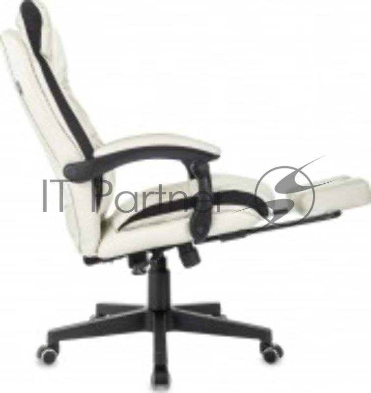 Кресло руководителя Бюрократ CH-824MSG-BF слоновая кость эко.кожа/ткань пластик