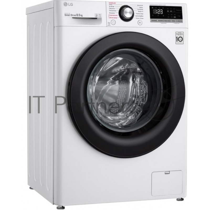 Стиральная машина LG F2V3PS6W, белая, загрузка фронтальная 8.5кг, 1200 об/мин., класс: A