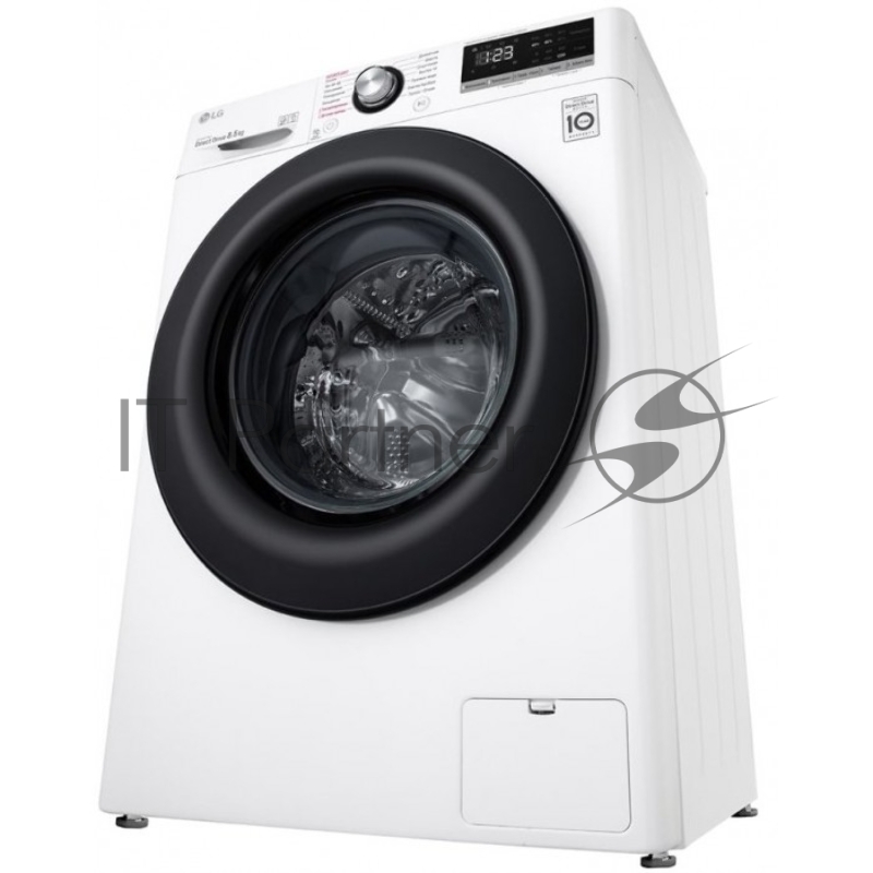 Стиральная машина LG F2V3PS6W, белая, загрузка фронтальная 8.5кг, 1200 об/мин., класс: A