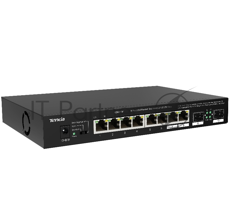 Коммутатор 8PORT 2.5G /2SFP TEM2010F TENDA