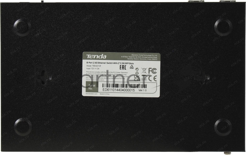 Коммутатор Tenda TEM2010F 8-портовый Ethernet 2,5G