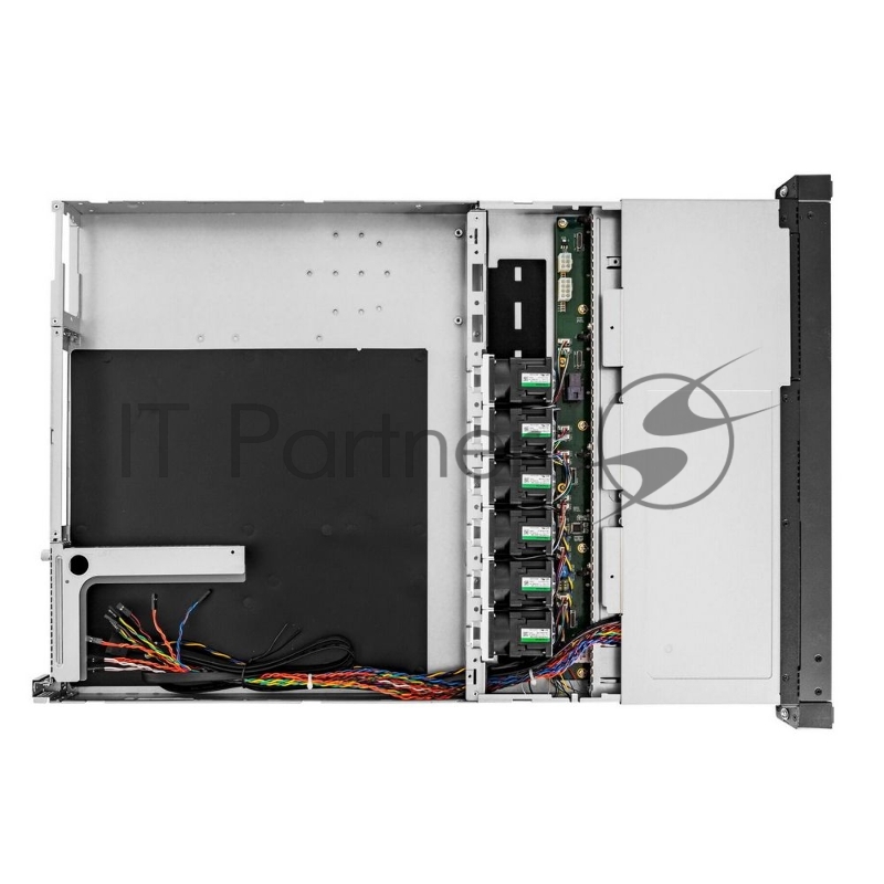 Корпус In-Win IW-RS104-07 Single 650w Acbel/FAN 4056mm*6/SLIMSAS*4 BP)/2.5/3.5 hot-swap HDD tray (gray color)*4/28RAIL/power cord*2/I/O shield universal/ Riser Card for 1Uxx-07 series , PCIe Gen 3 x 16, left-facing 90degree