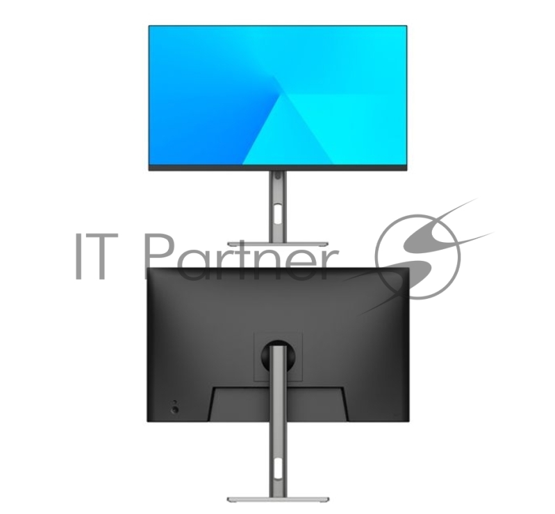 Монитор 27 Lime R270A Black-Gray (IPS, 1920x1080, VGA+HDMI+DP+Audio out +DC, 4 ms, 178°/178°, 250 cd/m, 1000:1, 100Hz, MM, Pivot, Flat)