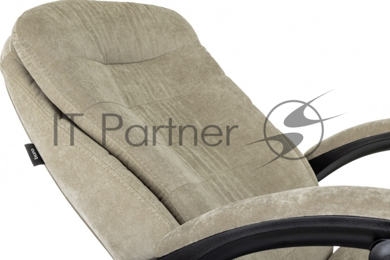 Кресло руководителя Бюрократ T-9950MSG-F Fabric песочный Light-21 крестов. пластик подст.для ног