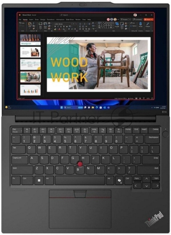 Ноутбук Lenovo ThinkPad E14 Gen 6, черный Core Ultra 5 125U 16Gb SSD 512Gb Intel Graphics 14 WUXGA IPS Cam 57Вт*ч No OS