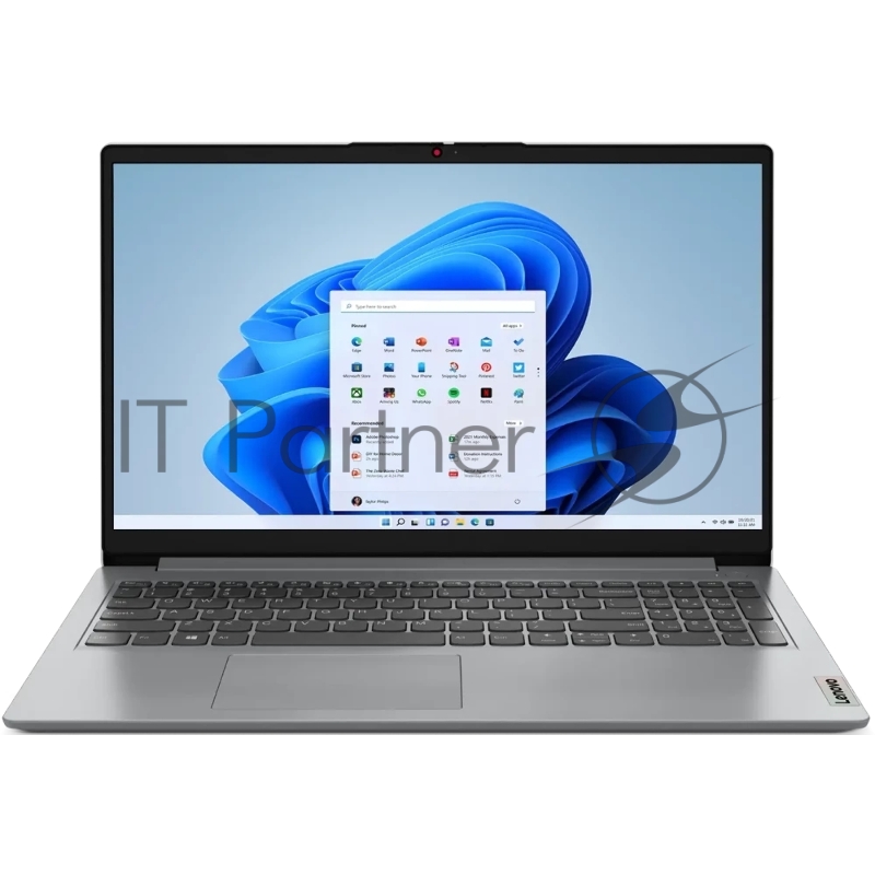 Ноутбук LENOVO 15.6 HD IdeaPad 1 15AMN7 grey (AMD Athlon 7120U/8Gb/256Gb SSD/VGA int/noOS) ((82VG00Q8FE))