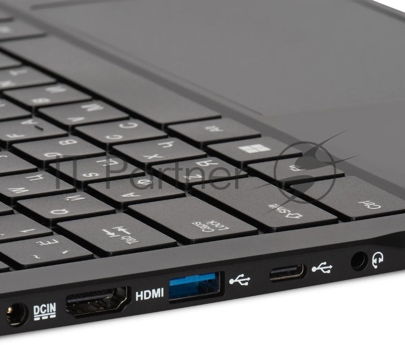 Ноутбук IRU Planio 14ING N100 8Gb SSD256Gb Intel Iris Xe graphics 14 IPS FHD (1920x1080) Free DOS black 6000mAh (2058902)