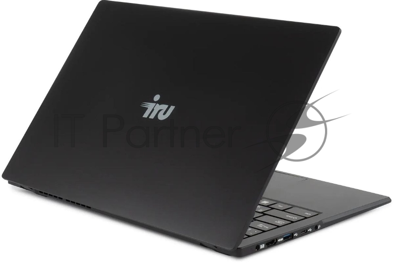 Ноутбук IRU Planio 14ING N100 8Gb SSD256Gb Intel Iris Xe graphics 14 IPS FHD (1920x1080) Free DOS black 6000mAh (2058902)