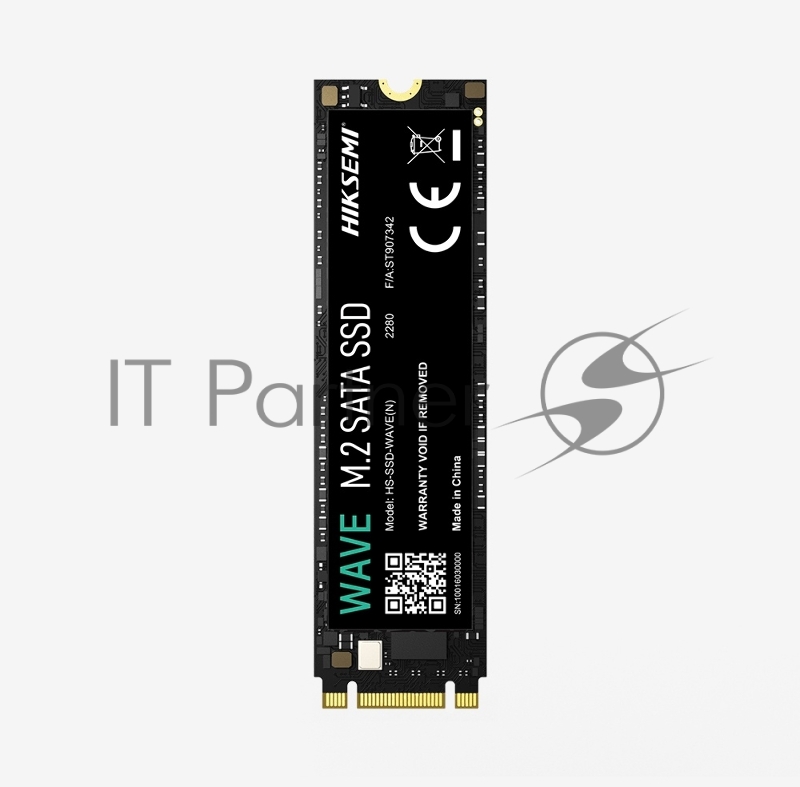Твердотельный накопитель SSD M.2 HIKSEMI 256Gb <HS-SSD-WAVE(N) 256G> (SATA3, up to 560/480MBs, 3D NAND, 70TBW)
