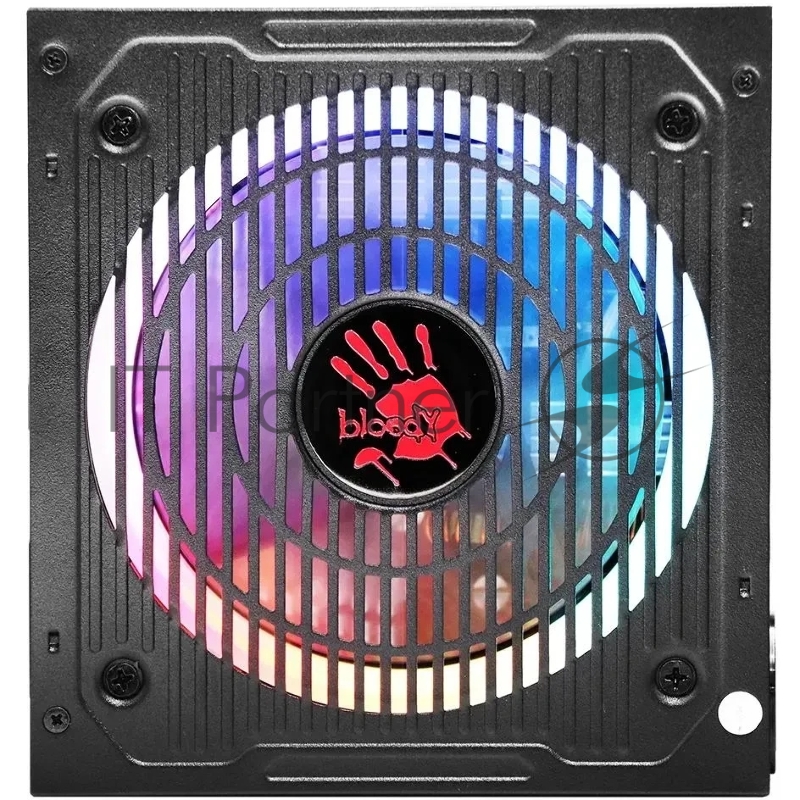 Блок питания Bloody ATX 700W BD-PS700W 80 PLUS WHITE (20+4pin) APFC 120mm fan color LED 6xSATA RTL