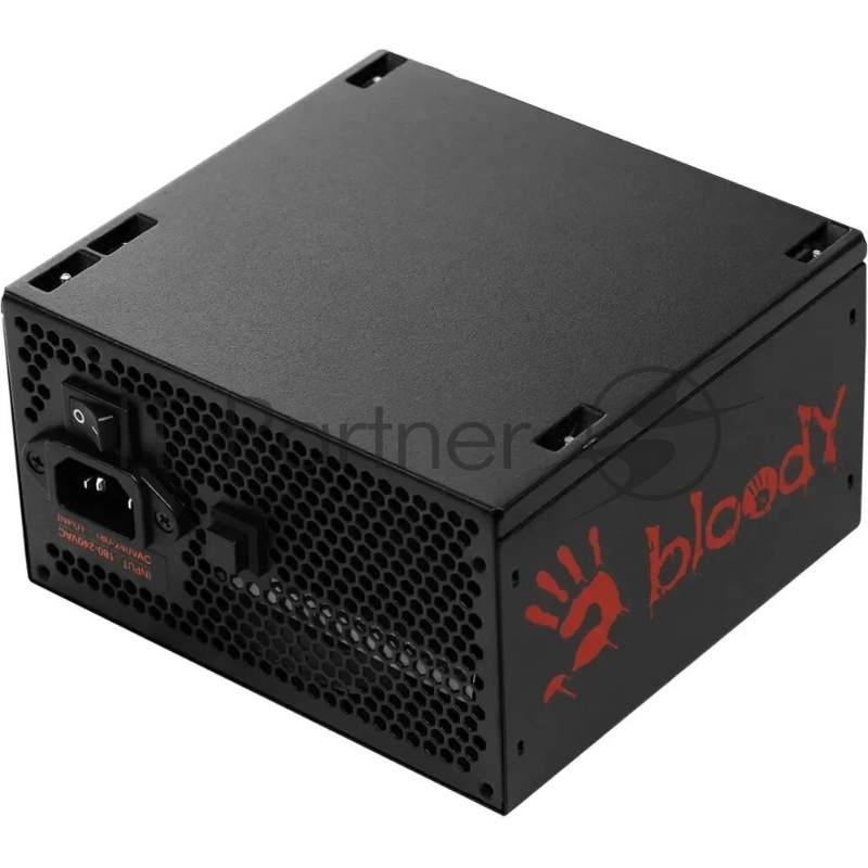 Блок питания Bloody ATX 700W BD-PS700W 80 PLUS WHITE (20+4pin) APFC 120mm fan color LED 6xSATA RTL
